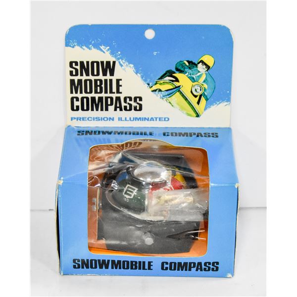 NEW OLD STOCK - VINTAGE SNOWMOBILE COMPASS