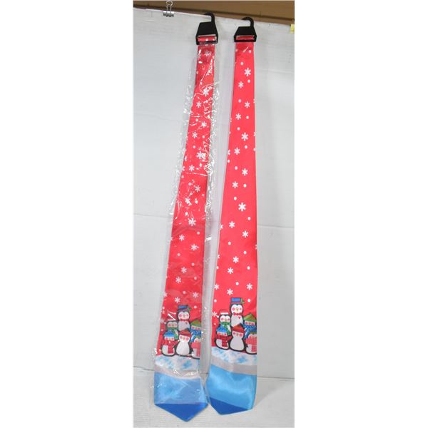 PAIR OF NEW CHRISTMAS TIES