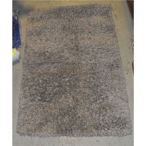 SHAG ACCENT RUG GREY 2'X4'