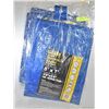 Image 1 : LOT OF 2 NEW 5' X 7' TARPS