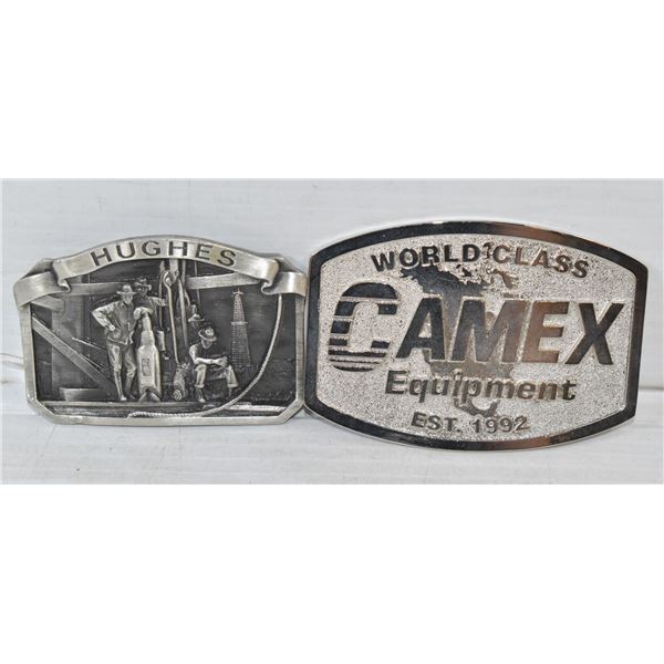 VINTAGE OIL FIELD BELT BUCKLES