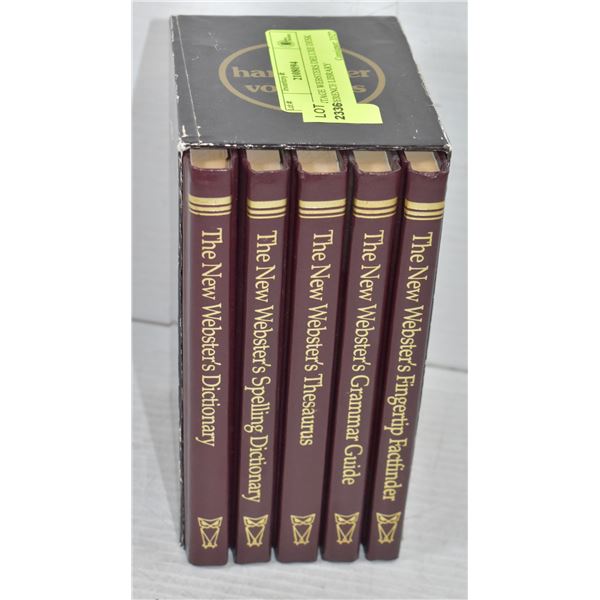 VINTAGE WEBSTERS DELUXE DESK REFERENCE LIBRARY