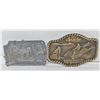 Image 1 : APACHE AND BUCK BELT BUCKLES
