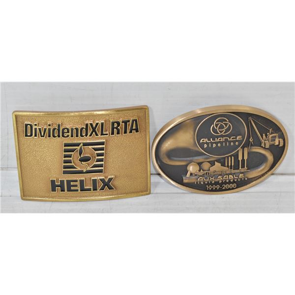 VINTAGE OILFIELD BELT BUCKLES