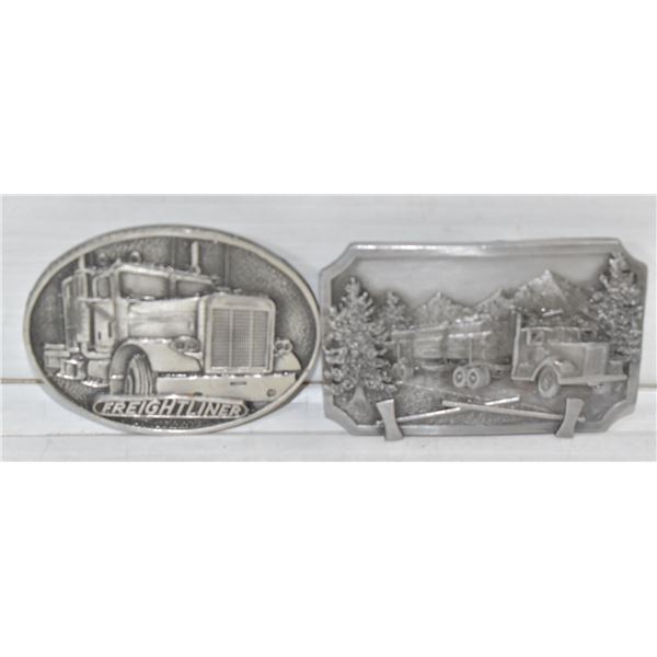FREIGHTLINER AND LOGGING BELT BUCKLES