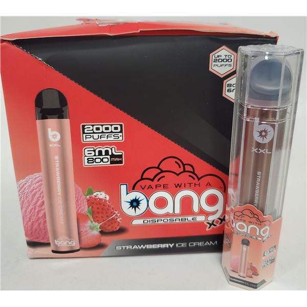 ONE BANG 2000 PUFFS XXL 6% NICOTINE VAPE STRAWBERRY