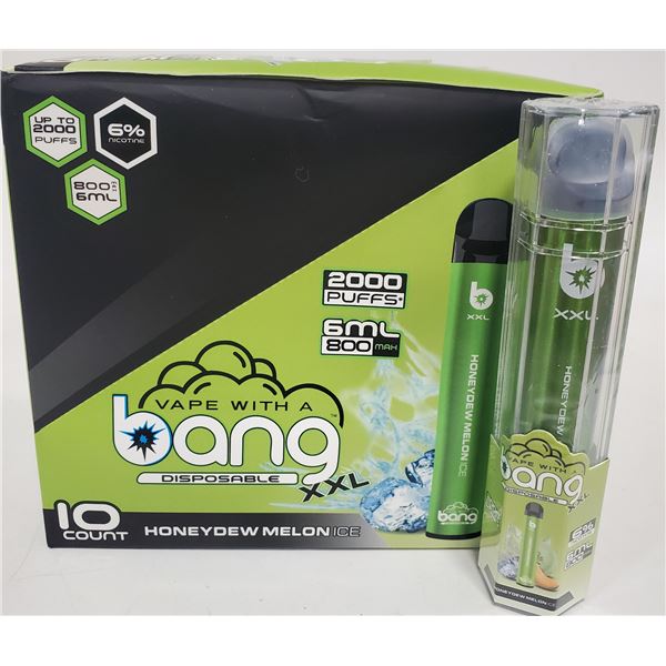 ONE BANG 2000 PUFFS 6% NICOTINE VAPE HONEYDEW MELON