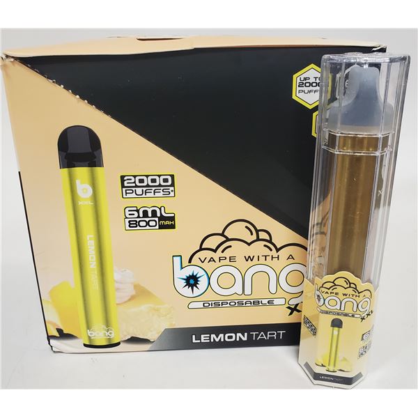 ONE BANG 2000 PUFFS XXL 6% NICOTINE VAPE LEMON TART