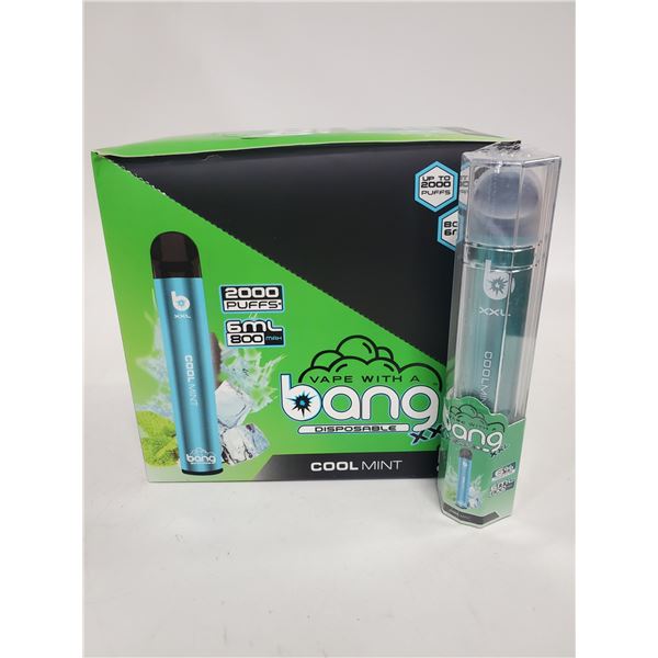 ONE BANG 2000 PUFFS XXL 6% NICOTINE VAPE COOL MINT