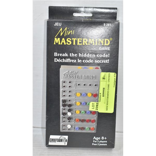 MINI MASTERMIND GAME - UNUSED