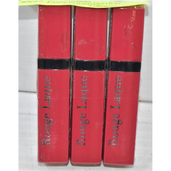3PK BOURTOIS ROUGE EDITION VELVET LIQUID LIPSTICK
