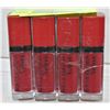 Image 1 : 4PK BOURTOIS ROUGE EDITION VELVET LIQUID LIPSTICK