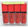 Image 1 : 4PK BOURTOIS ROUGE EDITION VELVET LIQUID LIPSTICK