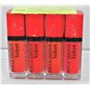 4PK BOURTOIS ROUGE EDITION VELVET LIQUID LIPSTICK