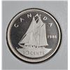 Image 1 : 1986 PROOF FINISH CANADA 10 CENT