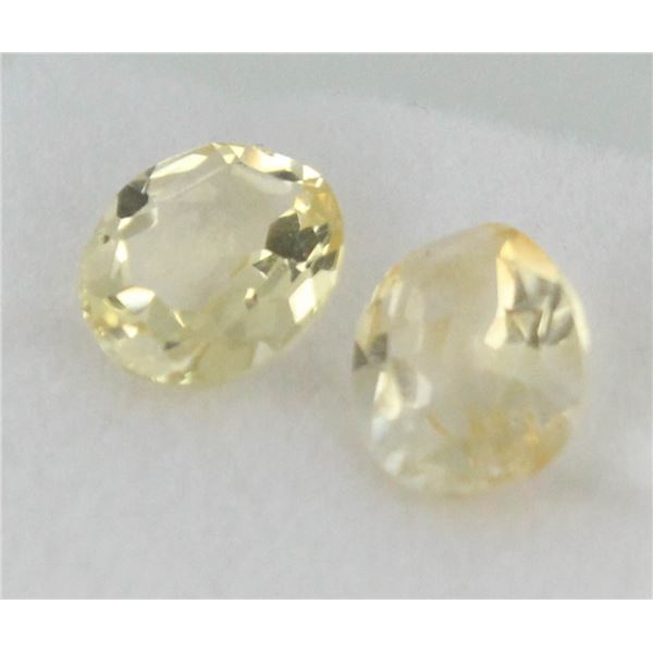 #123-CITRINE OVAL GEMSTONES 2.30ct