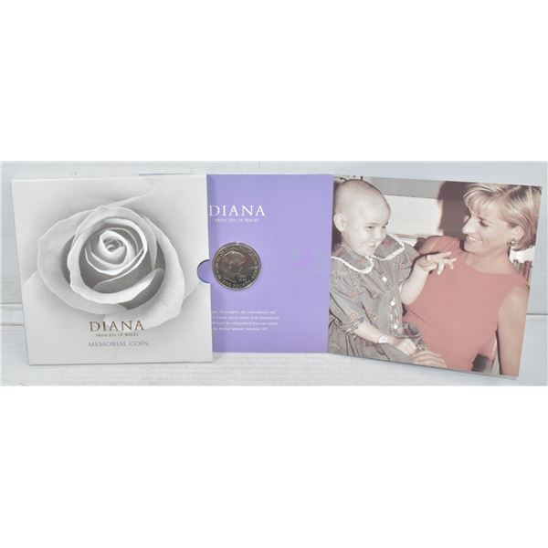 DIANA PRINCESS OF WALES 5 POUND MEMORIAL COIN
