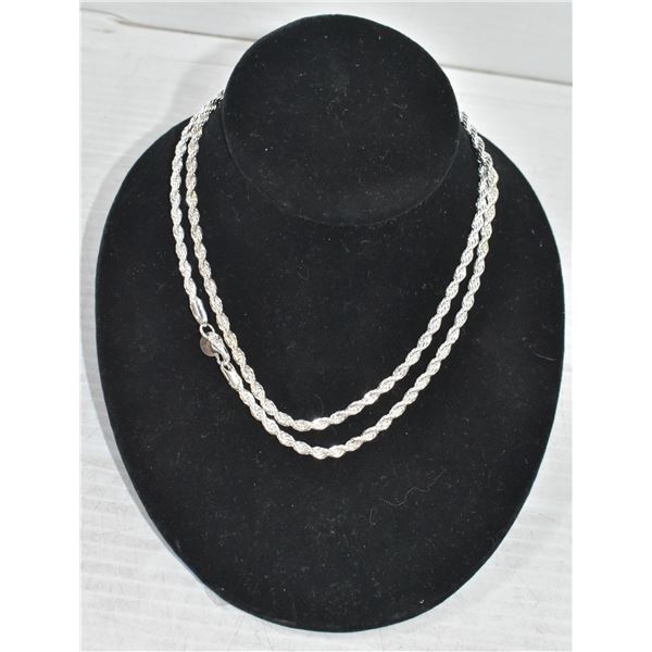 925 STERLING SILVER ROPE CHAIN