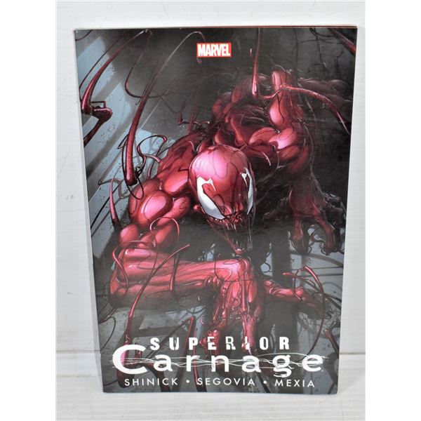MARVEL SUPERIOR CARNAGE GLOSSY COMIC BOOK