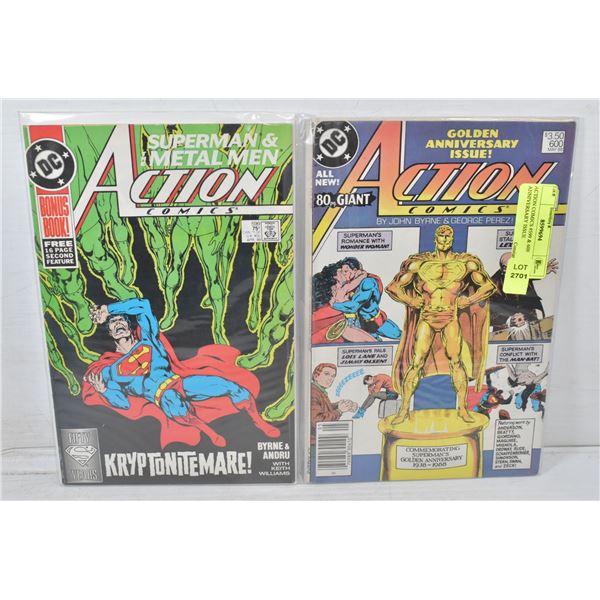ACTION COMICS #599 & 600 ANNIVERSARY ISSUE