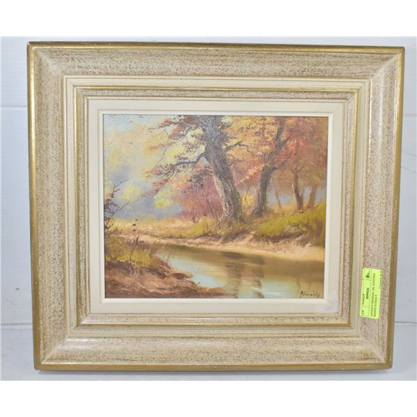 ANTIQUE ORIGINAL OIL PAINTING SIGNED ALMAILY
