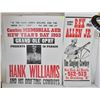 PAIR OF POSTERS - HANK WILLIAMS AT GRAND OLE OPRY