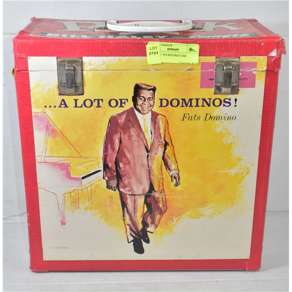 VINTAGE 78'S RECORD CASE