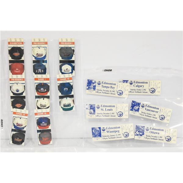 1991 & 1992 EDMONTON OILERS