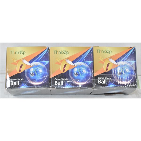 3 PACK GAME SHOCK BALL