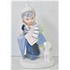 Image 1 : VINTAGE NAPCO "BACK TO SCHOOL" PORCELAIN FIGURIN