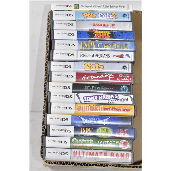 DS NINTENDO 15 CARTRIDGES