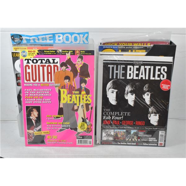 LOT OF BEATLES GUITAR MAGAZINES