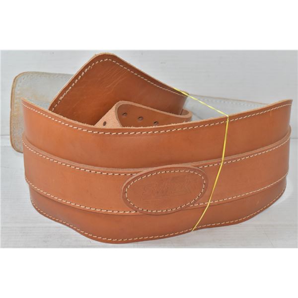 SCHICK LEATHER WEIGHT LIFTING BELT SIZE 2XL