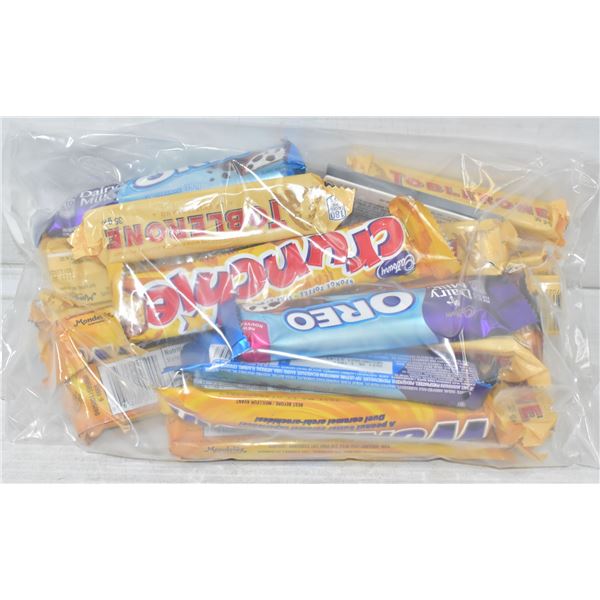 BAG OF ASSORTED CHOCOLATE BARS + CANDY & MORE