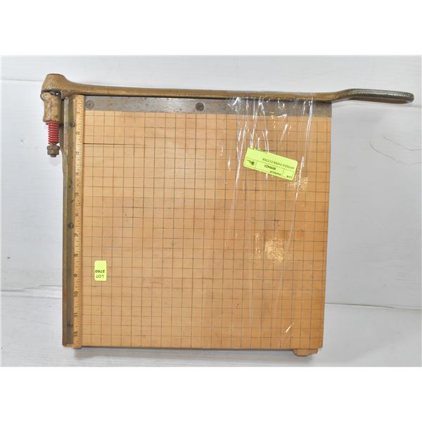 ANTIQUE PAPER CUTTER