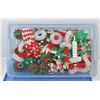 Image 1 : BOX OF HANDMADE CHRISTMAS TREE DECOR