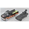 Image 1 : HARLEY DAVIDSON 1/27 F350 TRUCK & KNIGHT RIDER CAR