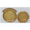 Image 1 : 2 BRASS CHANGE OR TRINKET DISHES