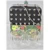 Image 1 : GLASS SKULL GLASSES & SKULL EMBELLISHED HANDBAG