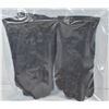 Image 1 : 2 PACK- LADIES LEATHER GLOVES - MEDIUM