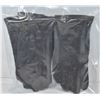 Image 1 : 2 PACK- LADIES LEATHER GLOVES - LARGE