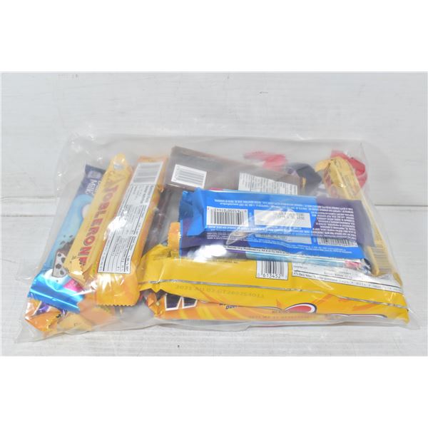 BAG OF ASSORTED CHOCOLATE BARS + CANDY & MORE