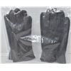 Image 1 : 2 PACK- LADIES LEATHER GLOVES - LARGE