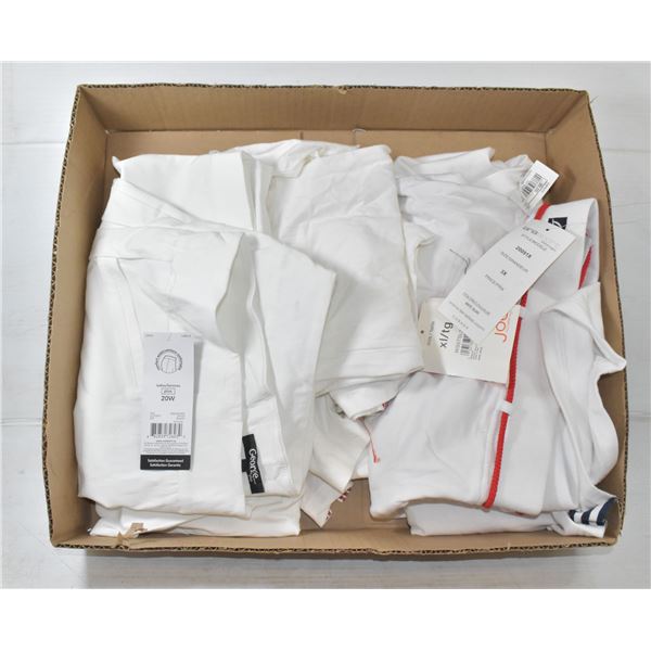 3 NEW PAIRS LADIES PANTS WHITE