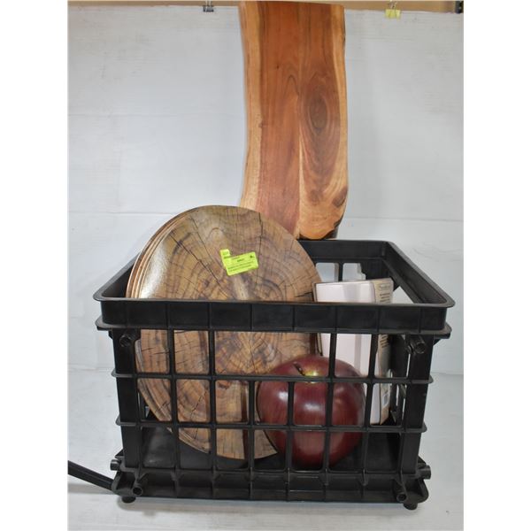 BAMBOO JUG,TREE PLACEMATS, LIVE EDGE CUTTING BOARD