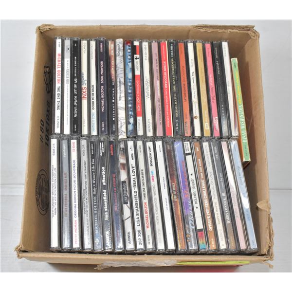 BOX OF 41 CDS. MICHAEL JACKSON, PRINCE