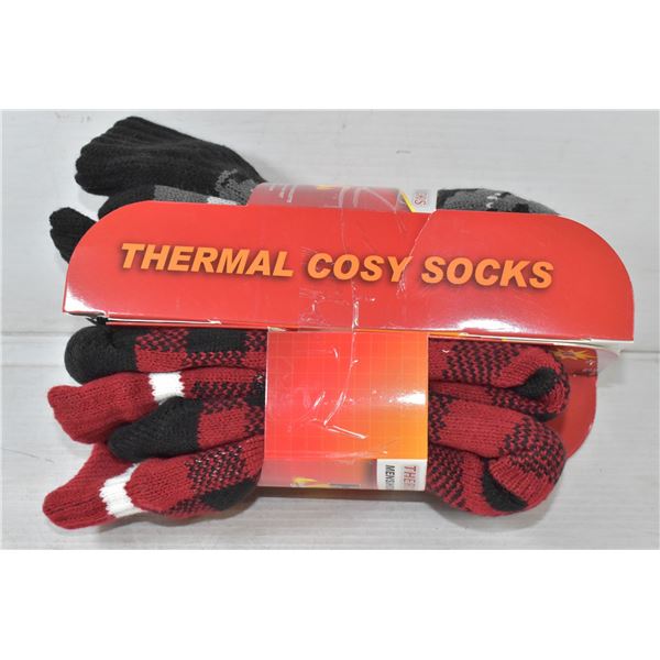 2 PACK - LADIES COZY SLIPPER SOCKS