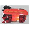 Image 1 : 2 PACK - LADIES COZY SLIPPER SOCKS