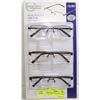 Image 1 : FOSTER GRANT READING GLASSES-3 PACK +2.50