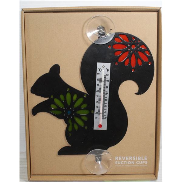 SQUIRREL  INDOOR / OUTDOOR THERMOMETER WITH
